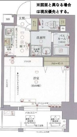 阿波座駅 徒歩5分 3階の物件間取画像